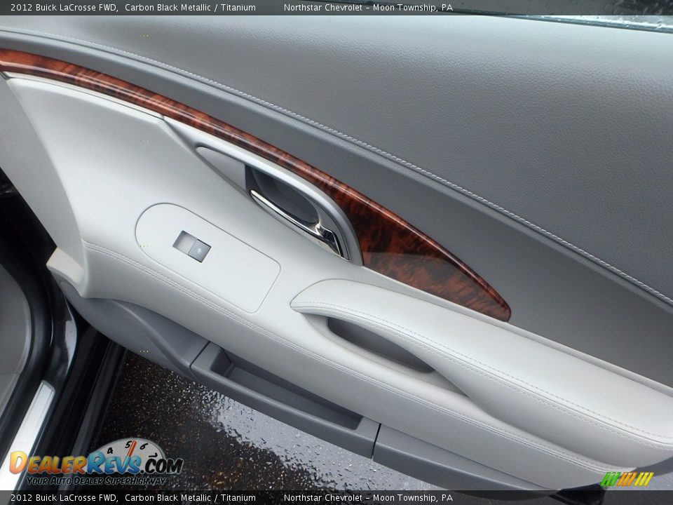 2012 Buick LaCrosse FWD Carbon Black Metallic / Titanium Photo #17