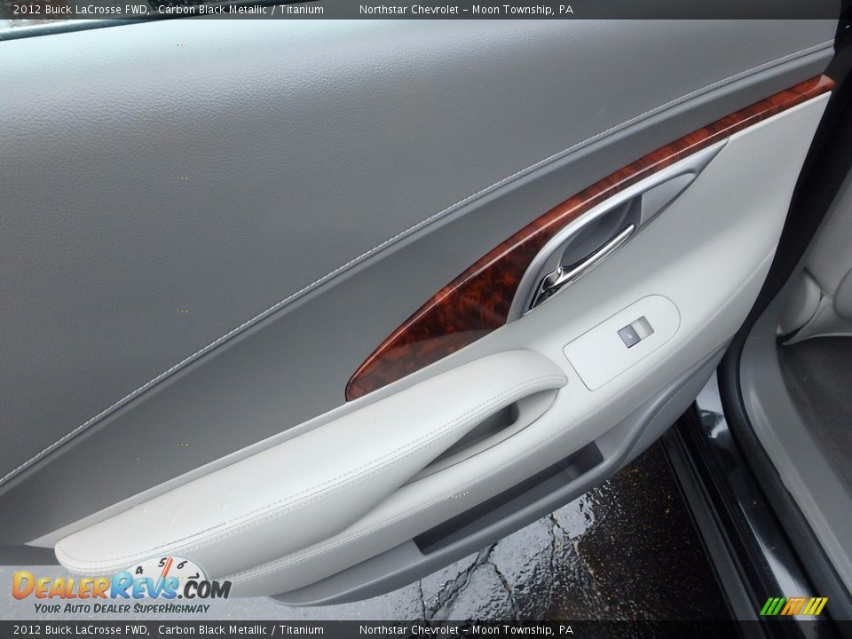 2012 Buick LaCrosse FWD Carbon Black Metallic / Titanium Photo #24