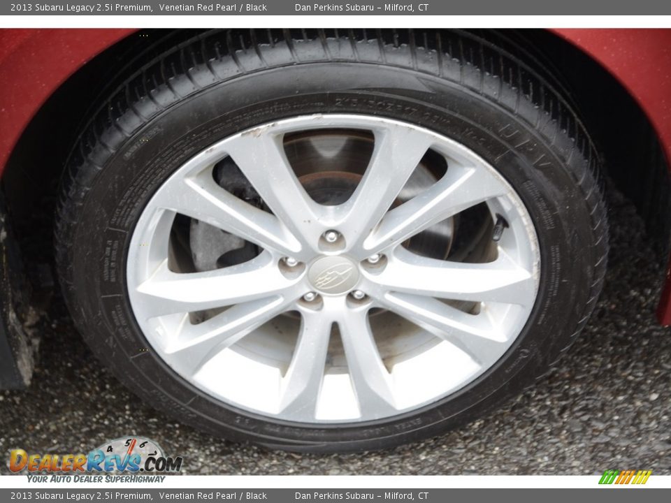 2013 Subaru Legacy 2.5i Premium Venetian Red Pearl / Black Photo #22