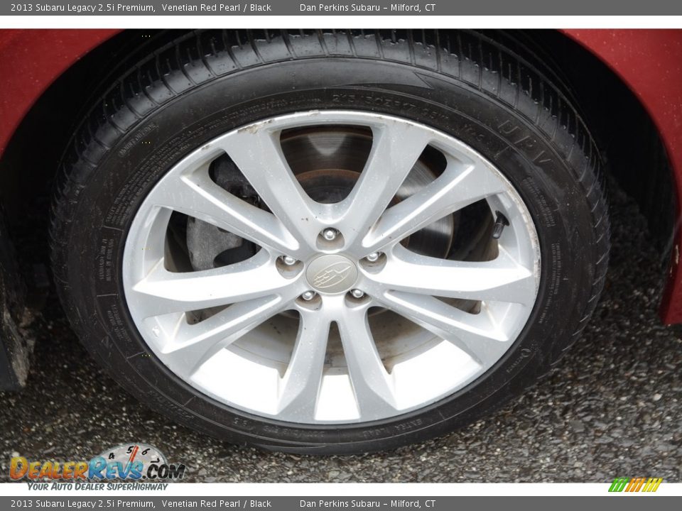 2013 Subaru Legacy 2.5i Premium Venetian Red Pearl / Black Photo #23