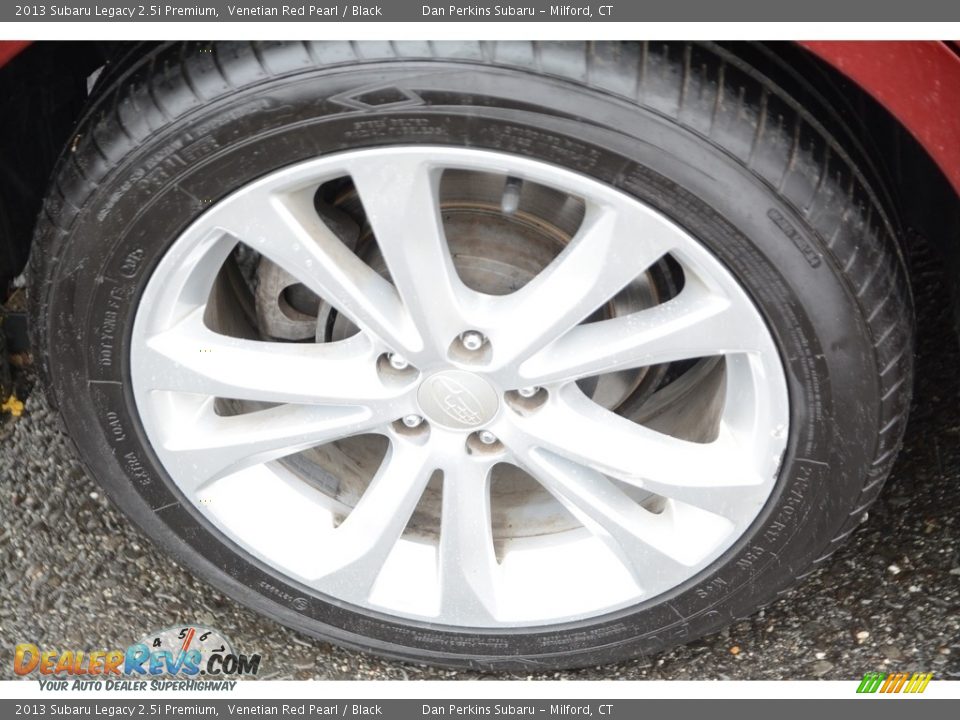 2013 Subaru Legacy 2.5i Premium Venetian Red Pearl / Black Photo #24