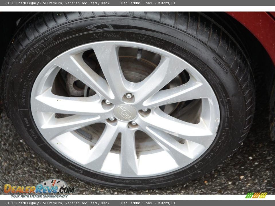 2013 Subaru Legacy 2.5i Premium Venetian Red Pearl / Black Photo #25