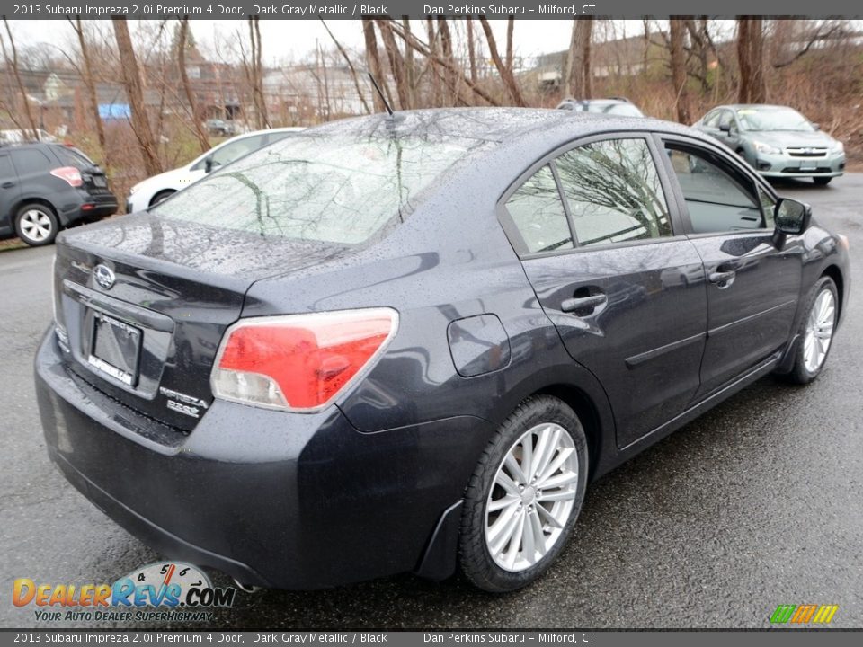 2013 Subaru Impreza 2.0i Premium 4 Door Dark Gray Metallic / Black Photo #6