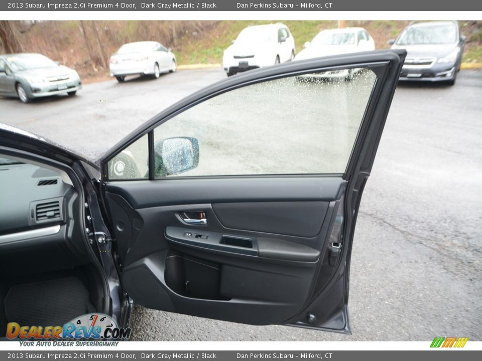 2013 Subaru Impreza 2.0i Premium 4 Door Dark Gray Metallic / Black Photo #19