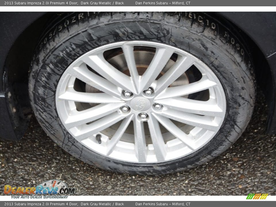 2013 Subaru Impreza 2.0i Premium 4 Door Dark Gray Metallic / Black Photo #21