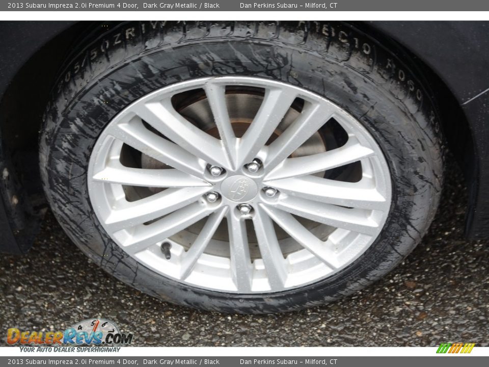 2013 Subaru Impreza 2.0i Premium 4 Door Dark Gray Metallic / Black Photo #22