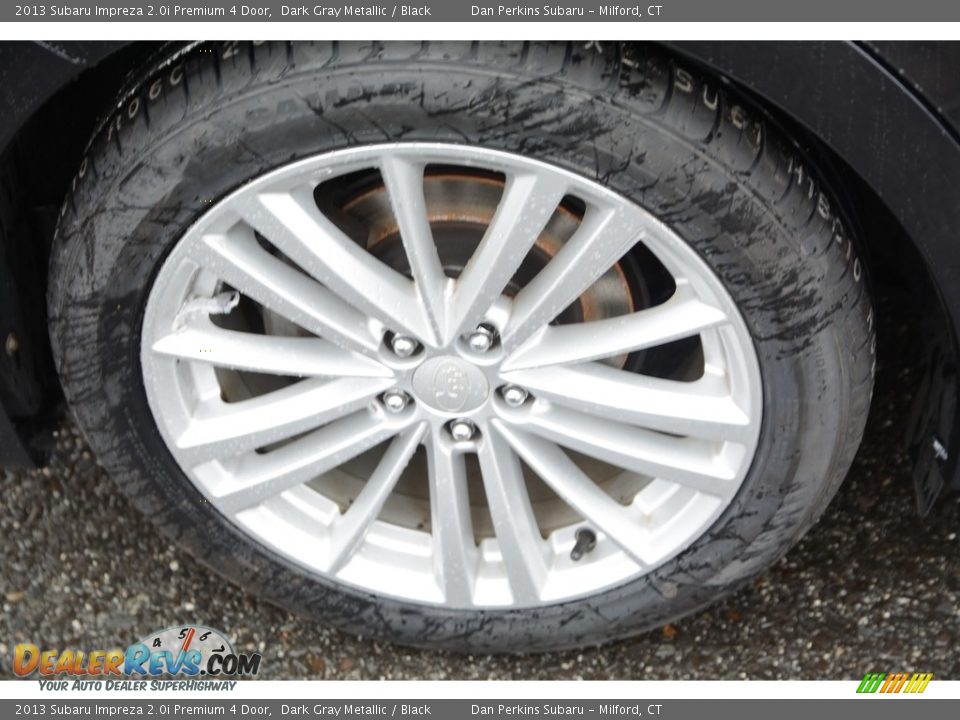 2013 Subaru Impreza 2.0i Premium 4 Door Dark Gray Metallic / Black Photo #23