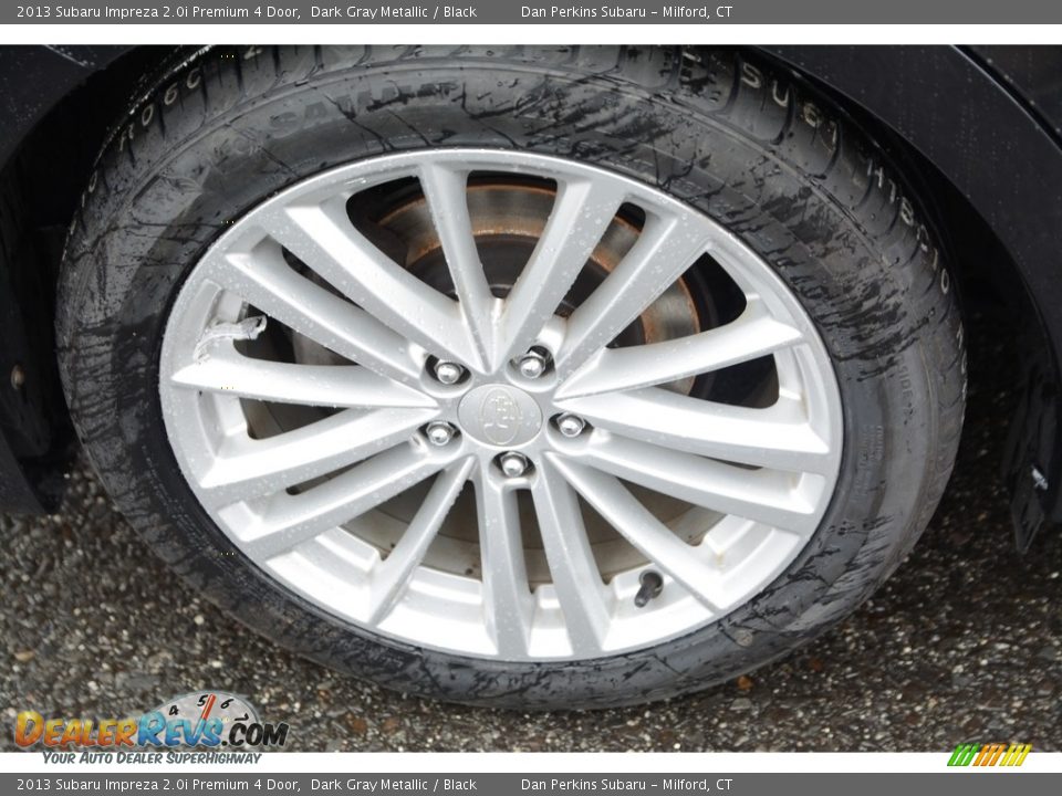 2013 Subaru Impreza 2.0i Premium 4 Door Dark Gray Metallic / Black Photo #24