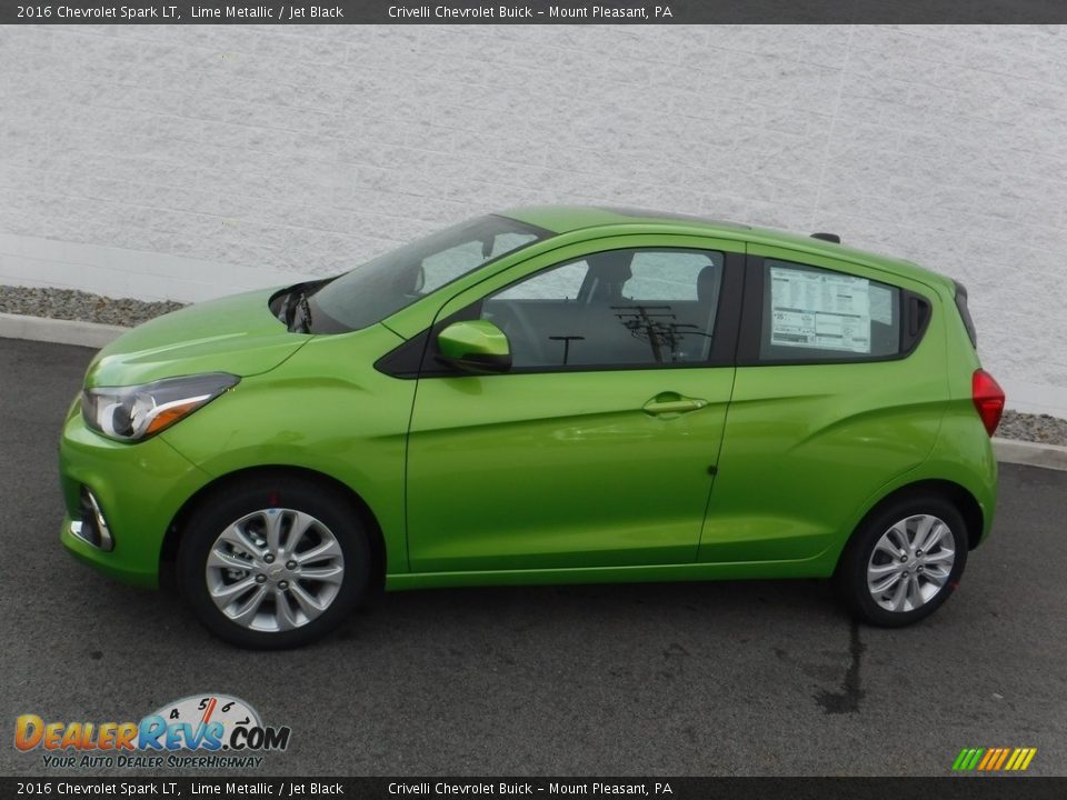 Lime Metallic 2016 Chevrolet Spark LT Photo #2