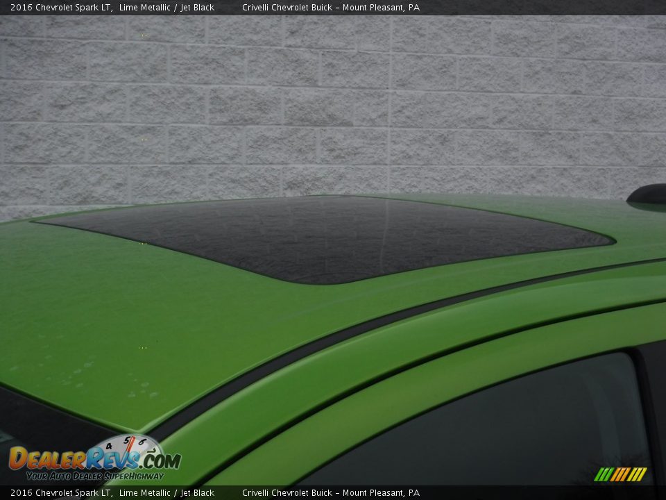 2016 Chevrolet Spark LT Lime Metallic / Jet Black Photo #4