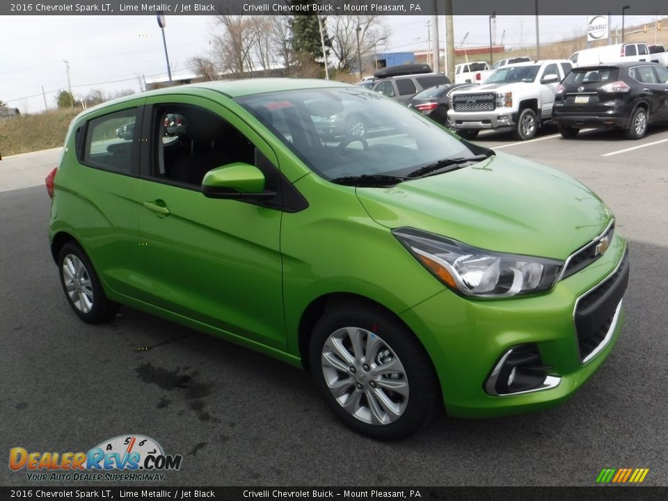 2016 Chevrolet Spark LT Lime Metallic / Jet Black Photo #6