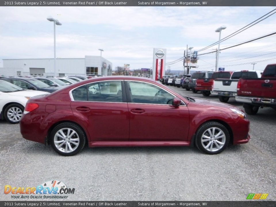 2013 Subaru Legacy 2.5i Limited Venetian Red Pearl / Off Black Leather Photo #3