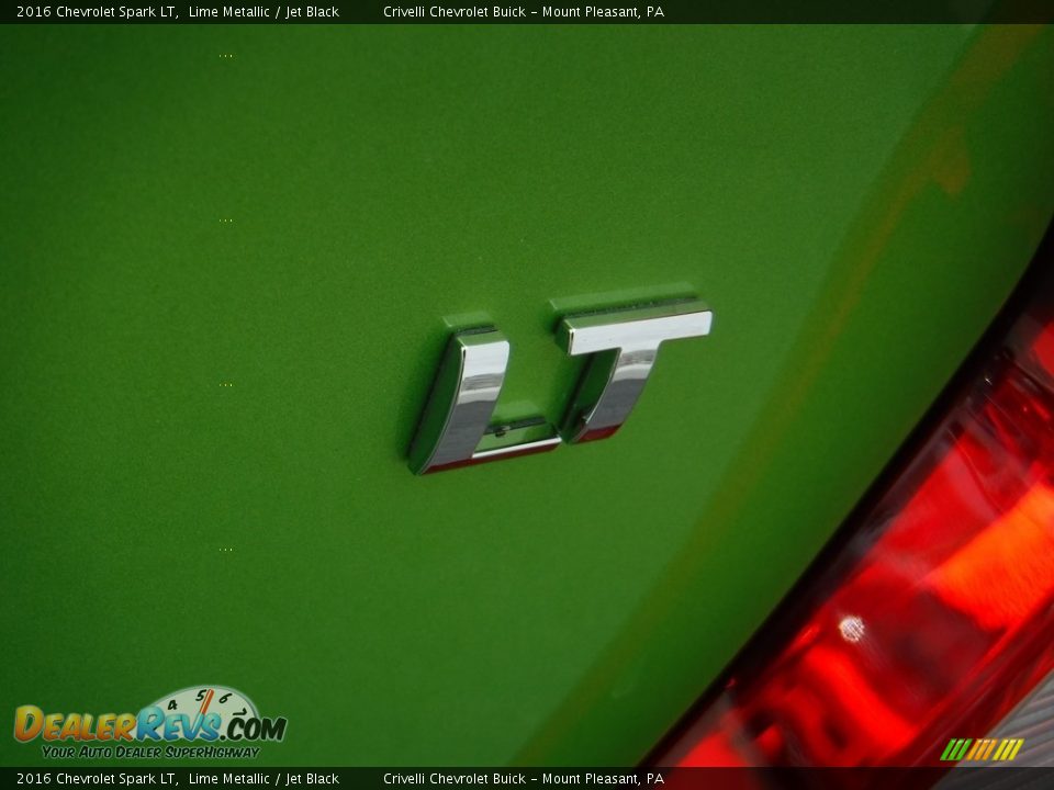 2016 Chevrolet Spark LT Lime Metallic / Jet Black Photo #8
