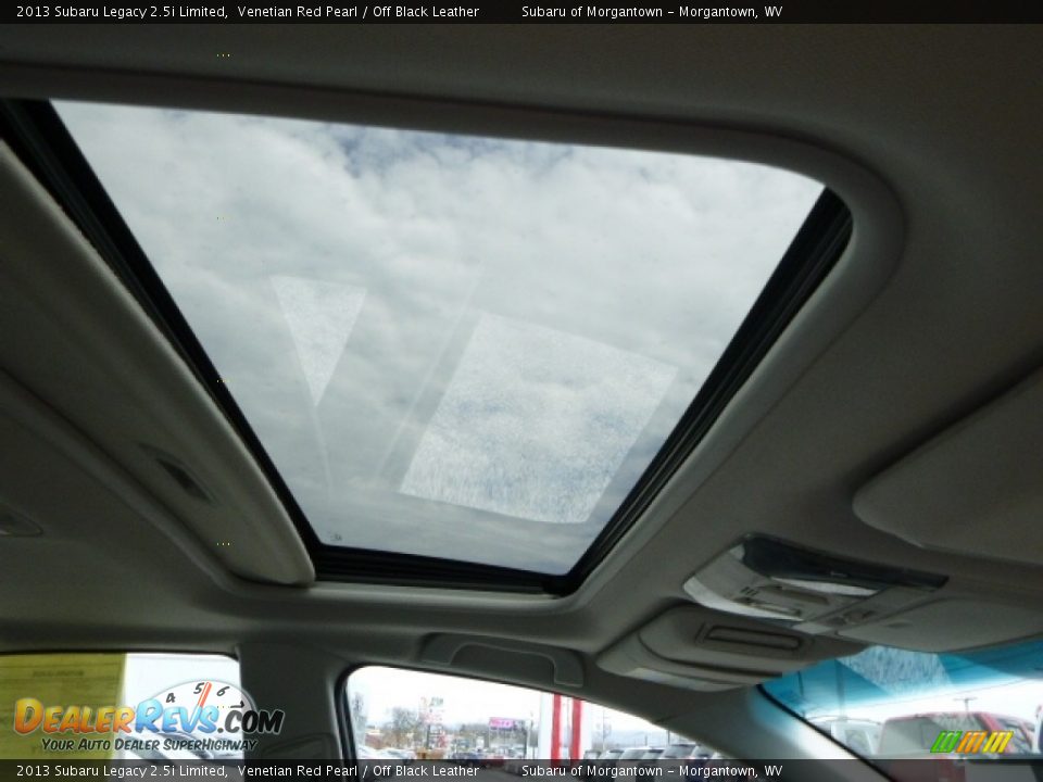 2013 Subaru Legacy 2.5i Limited Venetian Red Pearl / Off Black Leather Photo #5