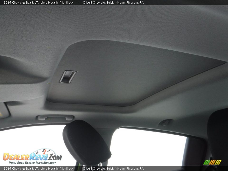 2016 Chevrolet Spark LT Lime Metallic / Jet Black Photo #9