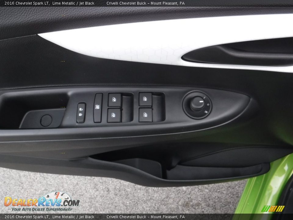 2016 Chevrolet Spark LT Lime Metallic / Jet Black Photo #10