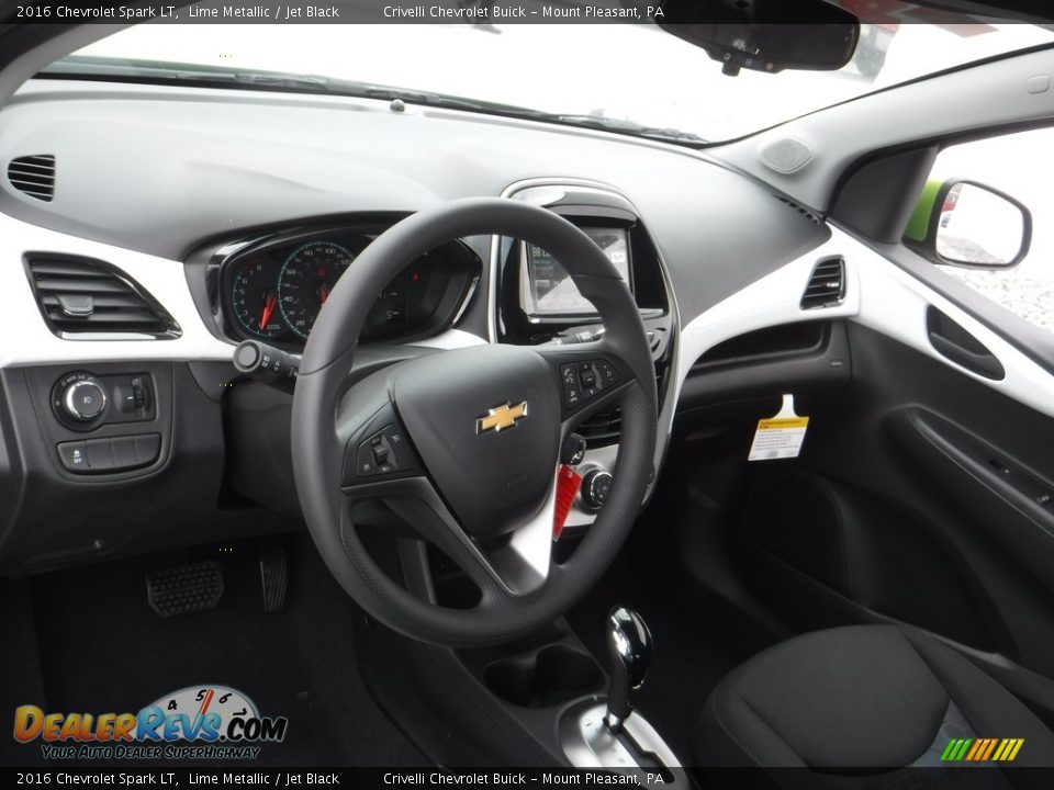 2016 Chevrolet Spark LT Lime Metallic / Jet Black Photo #11