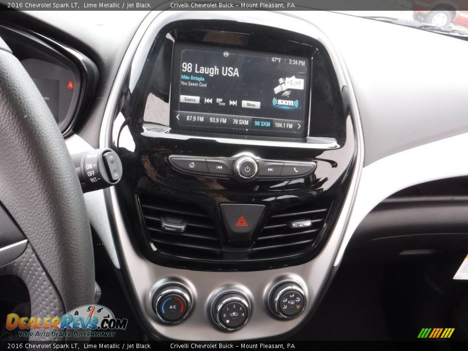 2016 Chevrolet Spark LT Lime Metallic / Jet Black Photo #14
