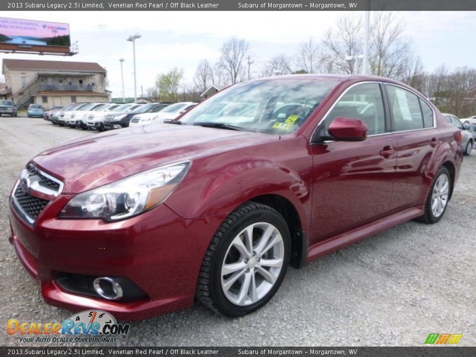 2013 Subaru Legacy 2.5i Limited Venetian Red Pearl / Off Black Leather Photo #11