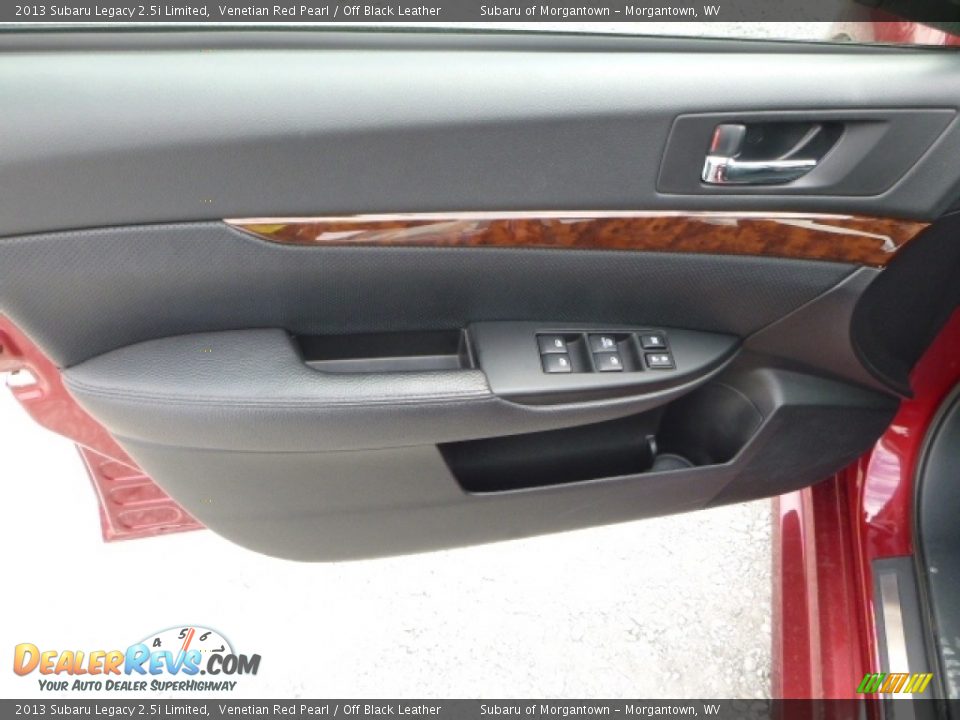 2013 Subaru Legacy 2.5i Limited Venetian Red Pearl / Off Black Leather Photo #16