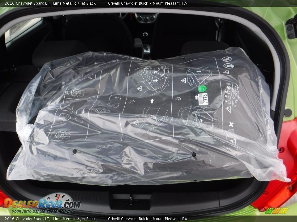 2016 Chevrolet Spark LT Lime Metallic / Jet Black Photo #19