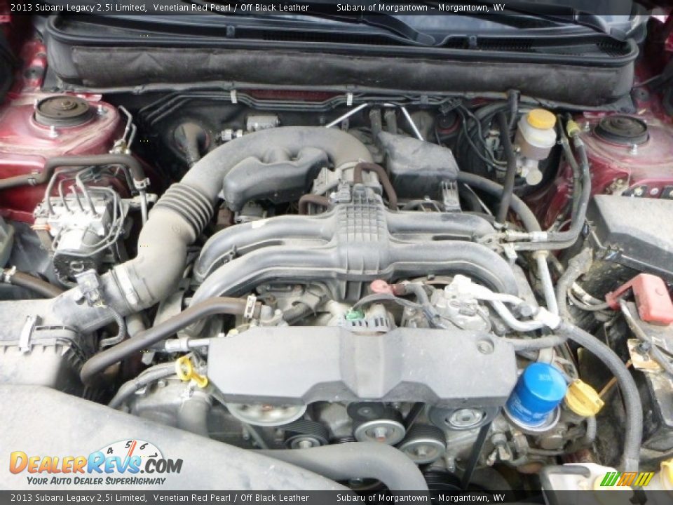 2013 Subaru Legacy 2.5i Limited Venetian Red Pearl / Off Black Leather Photo #17