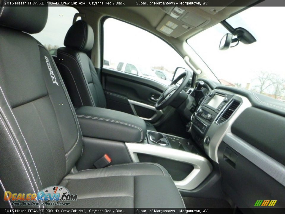 2016 Nissan TITAN XD PRO-4X Crew Cab 4x4 Cayenne Red / Black Photo #3