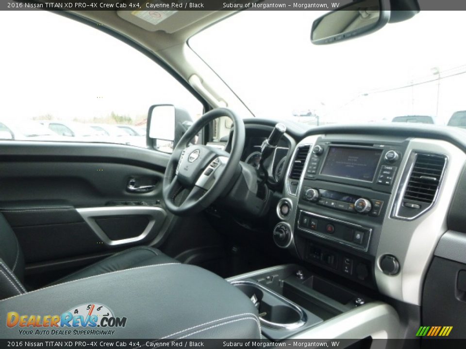 2016 Nissan TITAN XD PRO-4X Crew Cab 4x4 Cayenne Red / Black Photo #4