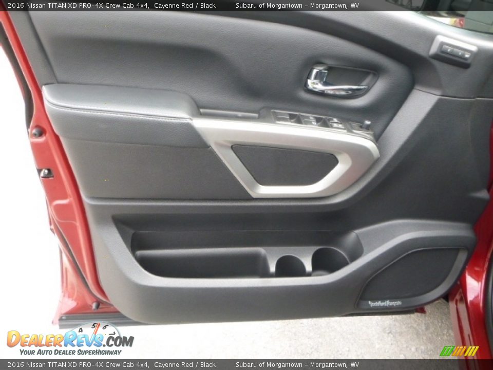 2016 Nissan TITAN XD PRO-4X Crew Cab 4x4 Cayenne Red / Black Photo #14