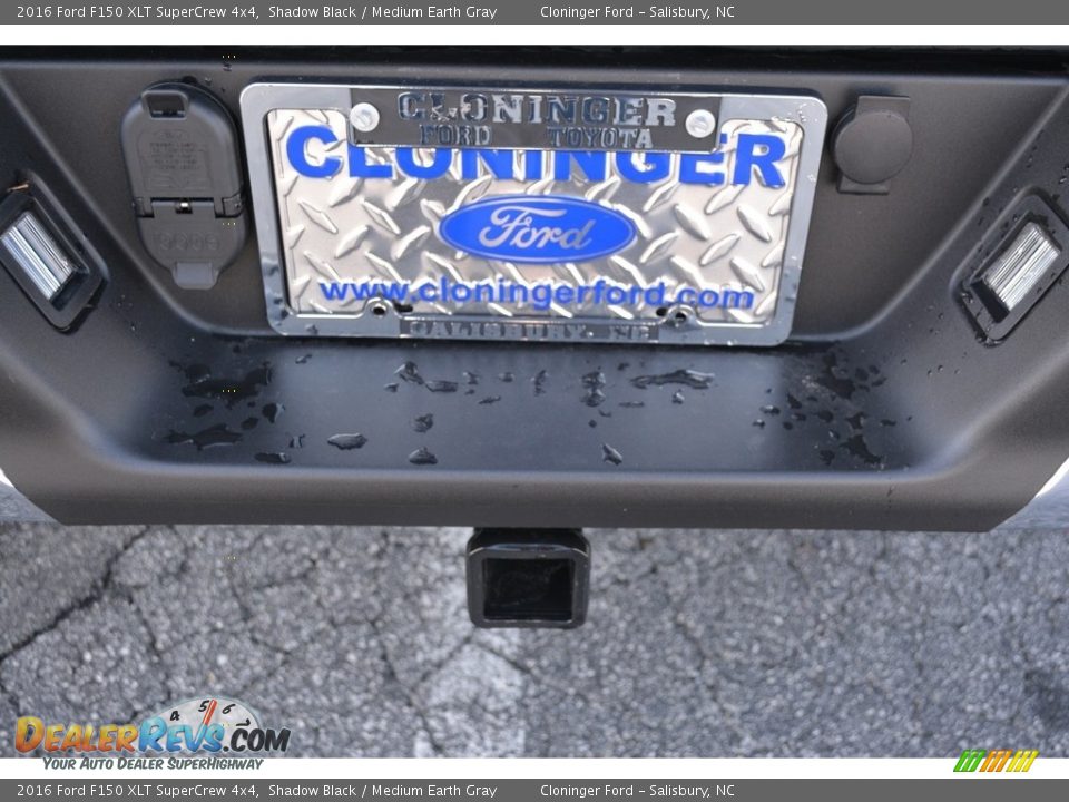 2016 Ford F150 XLT SuperCrew 4x4 Shadow Black / Medium Earth Gray Photo #5