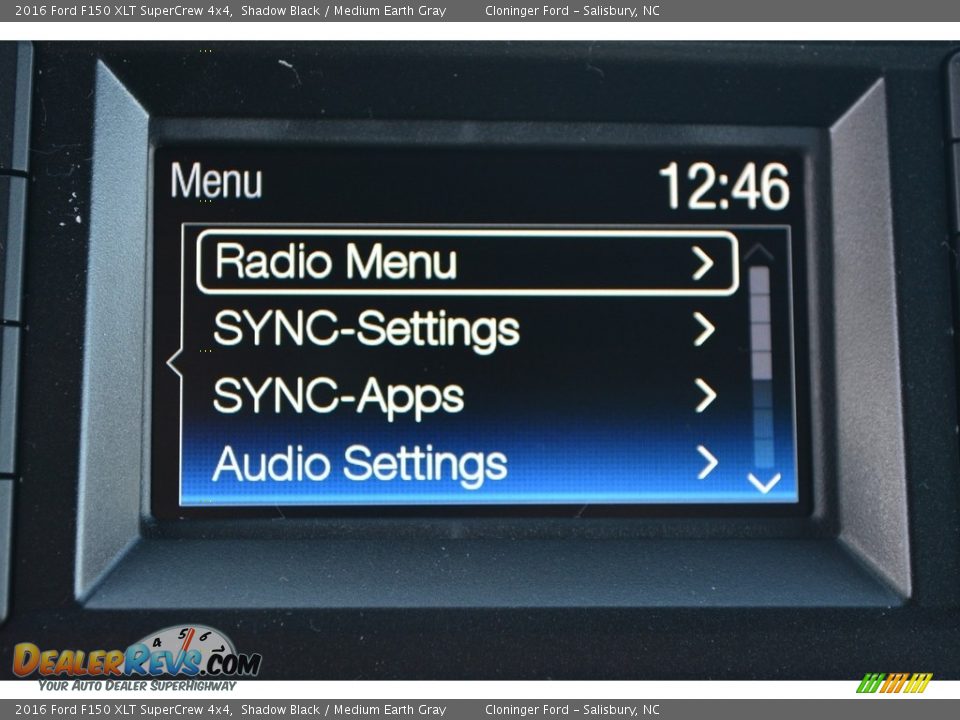 2016 Ford F150 XLT SuperCrew 4x4 Shadow Black / Medium Earth Gray Photo #12