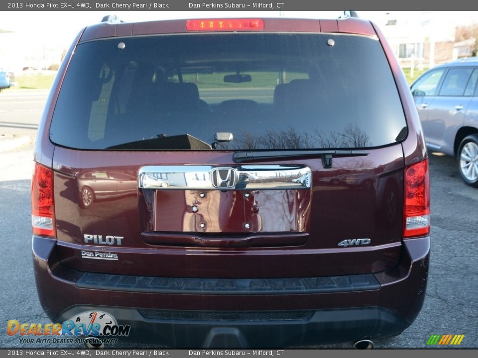 2013 Honda Pilot EX-L 4WD Dark Cherry Pearl / Black Photo #7