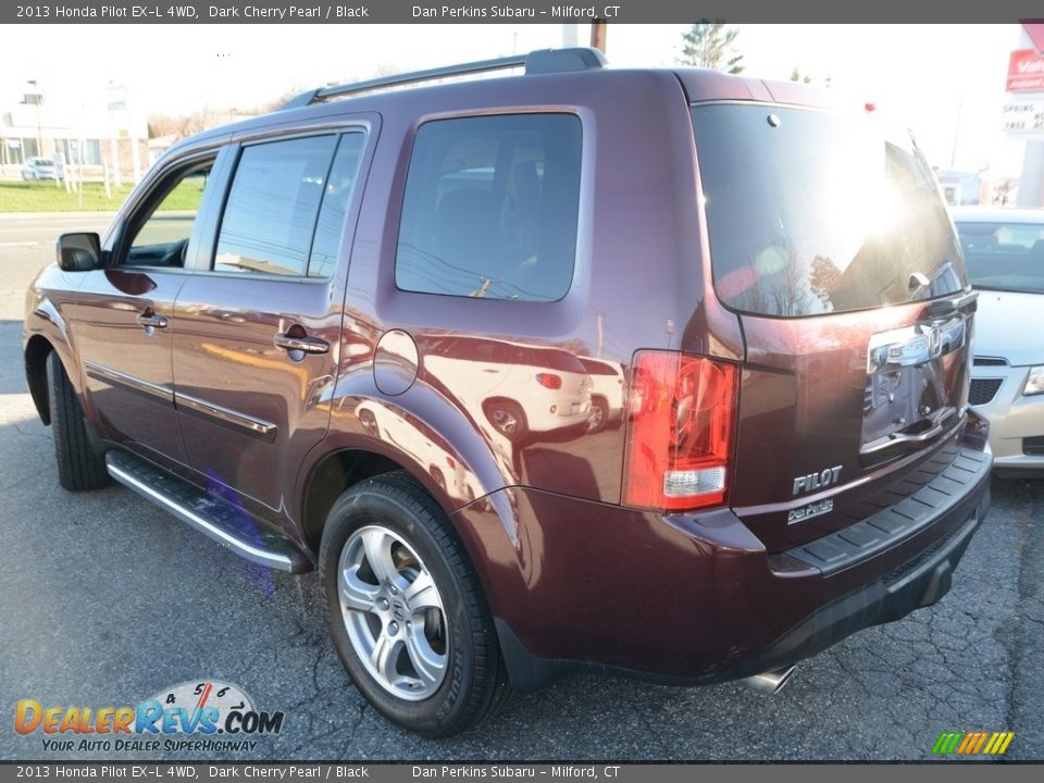 2013 Honda Pilot EX-L 4WD Dark Cherry Pearl / Black Photo #11