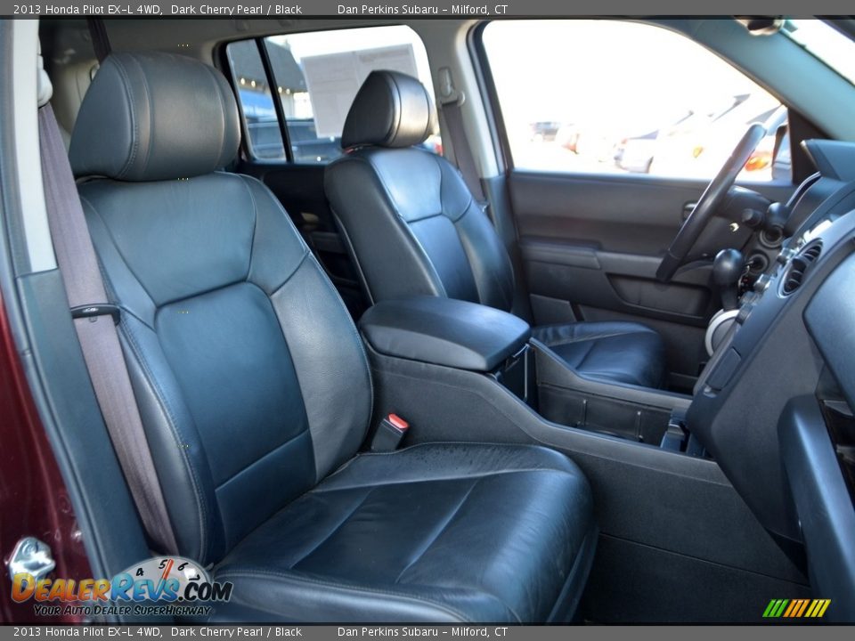 2013 Honda Pilot EX-L 4WD Dark Cherry Pearl / Black Photo #12