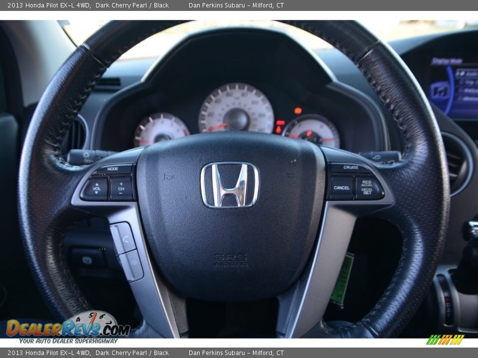 2013 Honda Pilot EX-L 4WD Dark Cherry Pearl / Black Photo #18