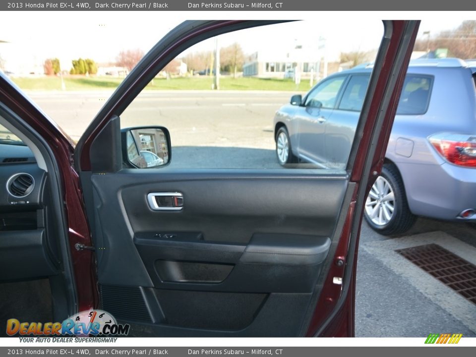 2013 Honda Pilot EX-L 4WD Dark Cherry Pearl / Black Photo #21