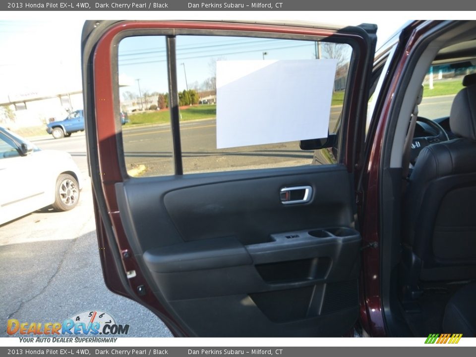 2013 Honda Pilot EX-L 4WD Dark Cherry Pearl / Black Photo #23