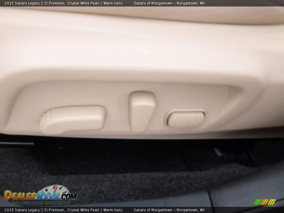 2015 Subaru Legacy 2.5i Premium Crystal White Pearl / Warm Ivory Photo #17