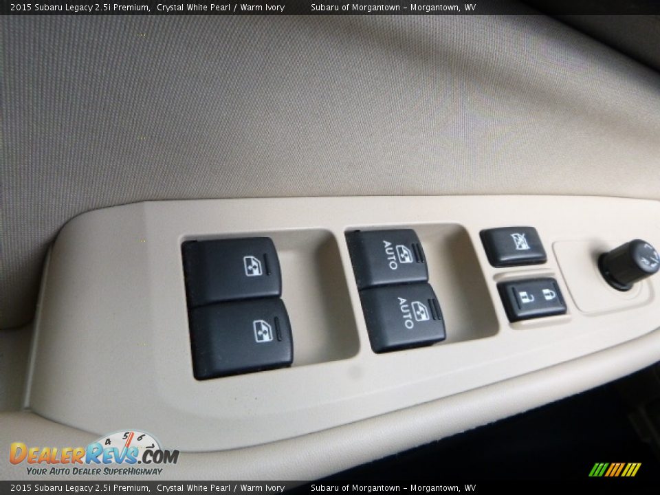 2015 Subaru Legacy 2.5i Premium Crystal White Pearl / Warm Ivory Photo #25