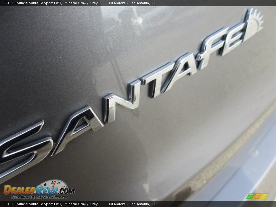 2017 Hyundai Santa Fe Sport FWD Mineral Gray / Gray Photo #5