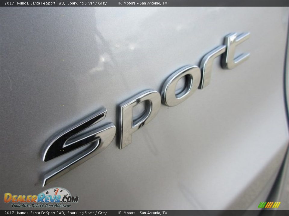 2017 Hyundai Santa Fe Sport FWD Sparkling Silver / Gray Photo #6
