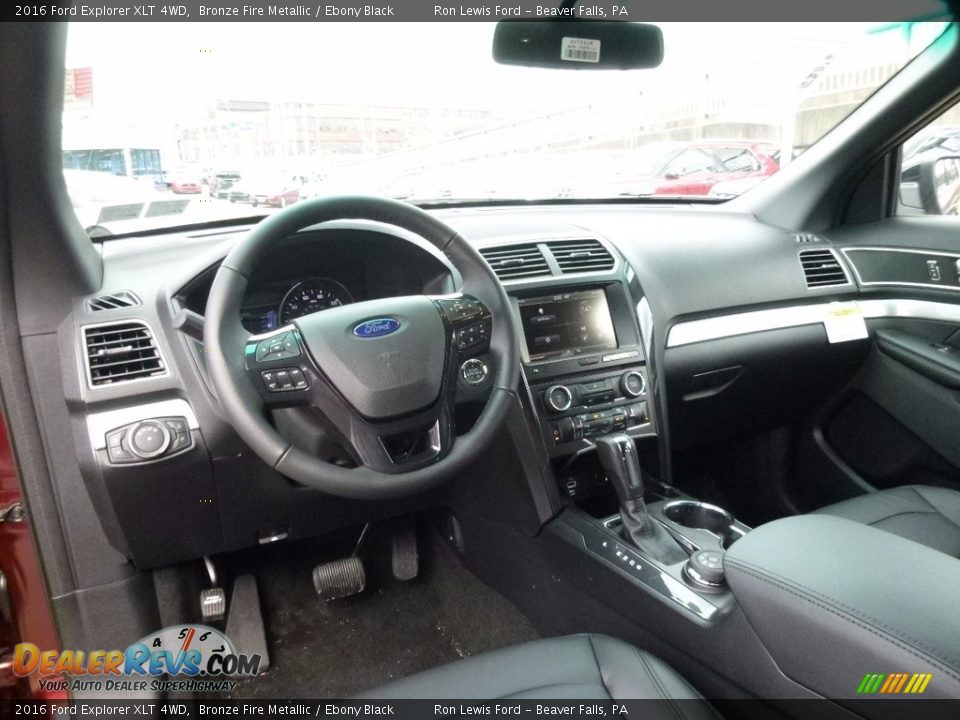 2016 Ford Explorer XLT 4WD Bronze Fire Metallic / Ebony Black Photo #13