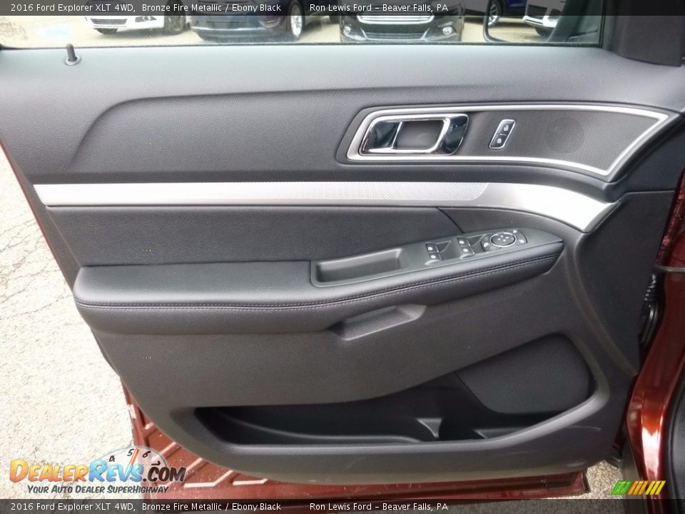 2016 Ford Explorer XLT 4WD Bronze Fire Metallic / Ebony Black Photo #14
