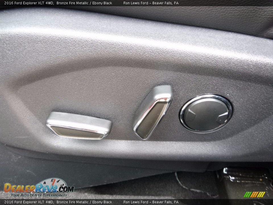 2016 Ford Explorer XLT 4WD Bronze Fire Metallic / Ebony Black Photo #16