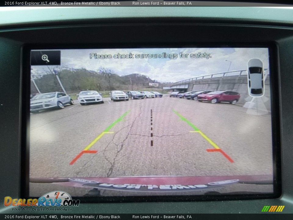 2016 Ford Explorer XLT 4WD Bronze Fire Metallic / Ebony Black Photo #19