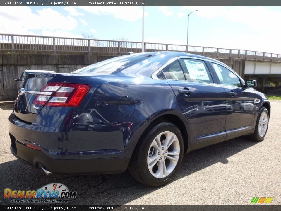 2016 Ford Taurus SEL Blue Jeans / Dune Photo #2