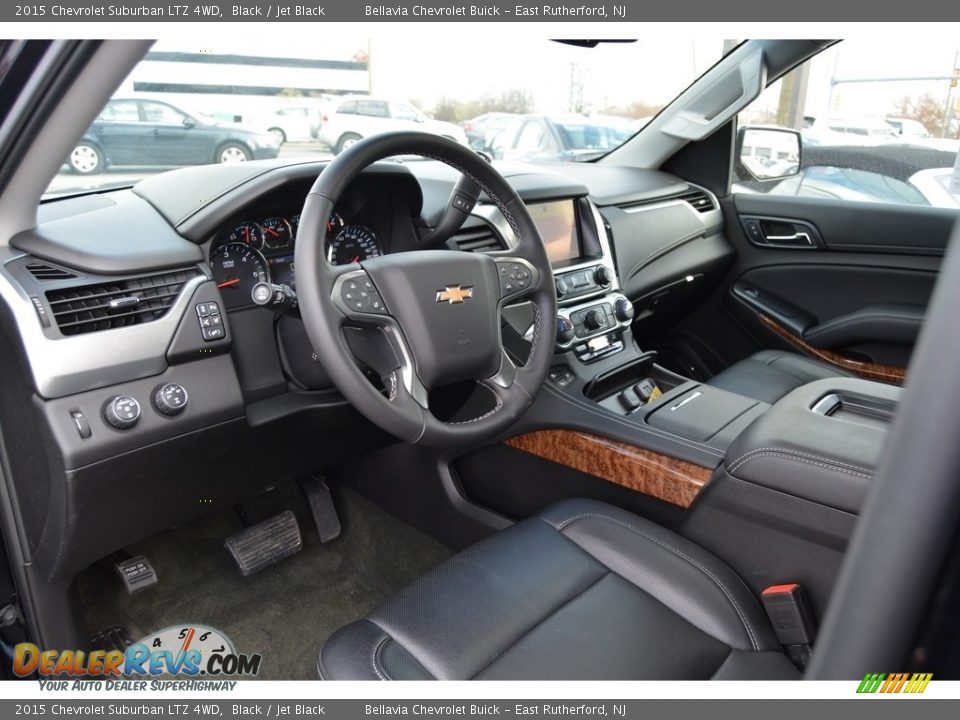 2015 Chevrolet Suburban LTZ 4WD Black / Jet Black Photo #10