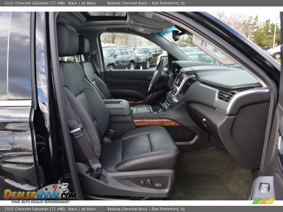 2015 Chevrolet Suburban LTZ 4WD Black / Jet Black Photo #13