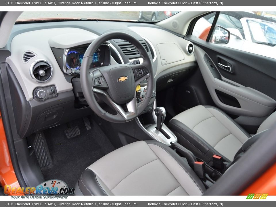 Jet Black/Light Titanium Interior - 2016 Chevrolet Trax LTZ AWD Photo #8