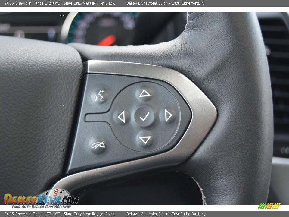 2015 Chevrolet Tahoe LTZ 4WD Slate Gray Metallic / Jet Black Photo #22
